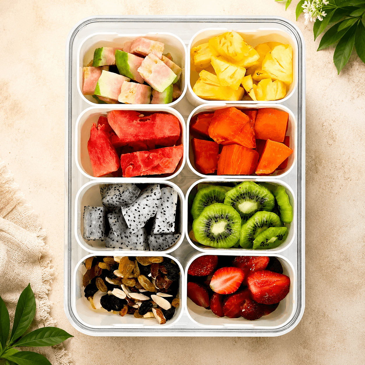 The Royal Reserve fruit box – 1 Seasonal + 4 Normal + 2 Exotic + 1 Dry Fruit